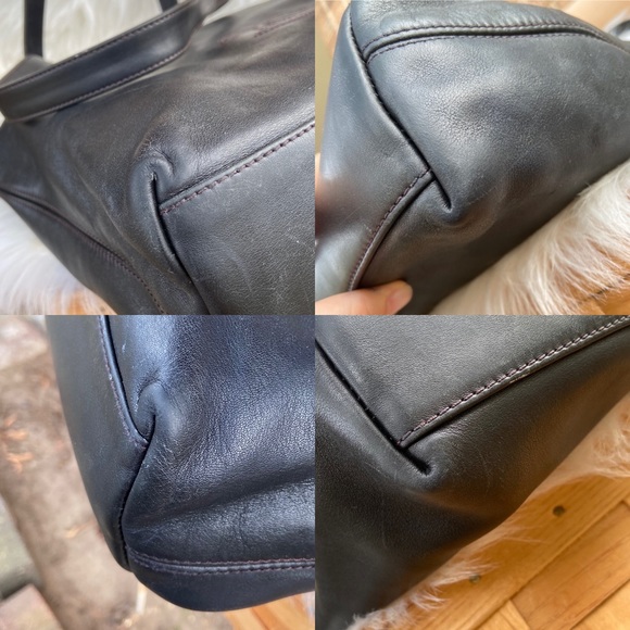 Chanel Black Leather Monogram Tote - Picture 2 of 8